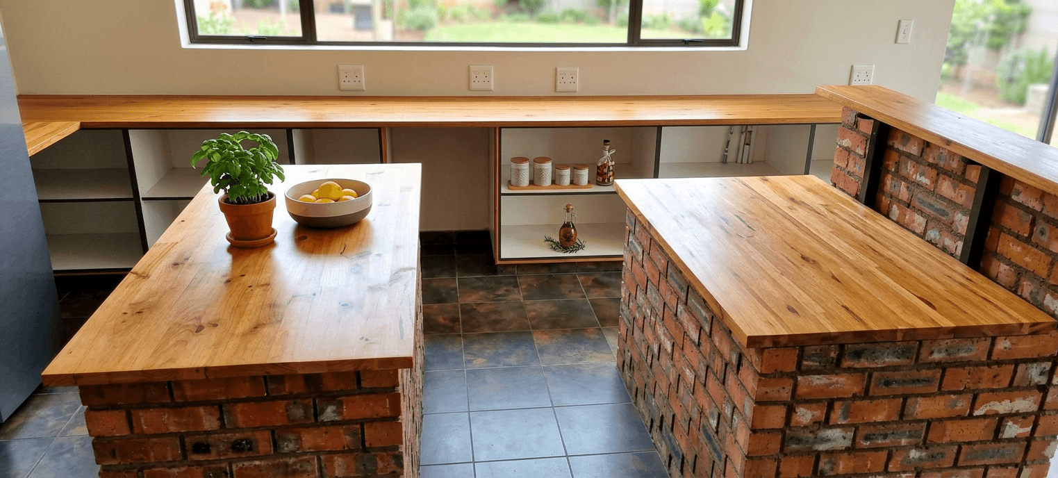Handcrafted wood piece from South Africa